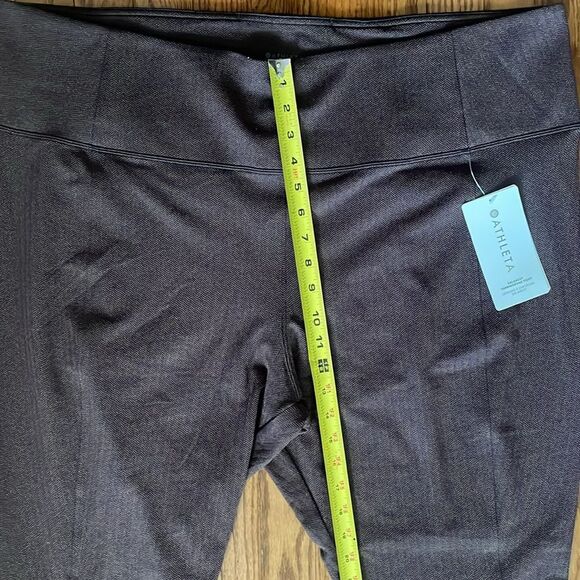 Athleta Delaney Brown Herringbone Tight Leggings Sz 3X NWT - Picture 6 of 16